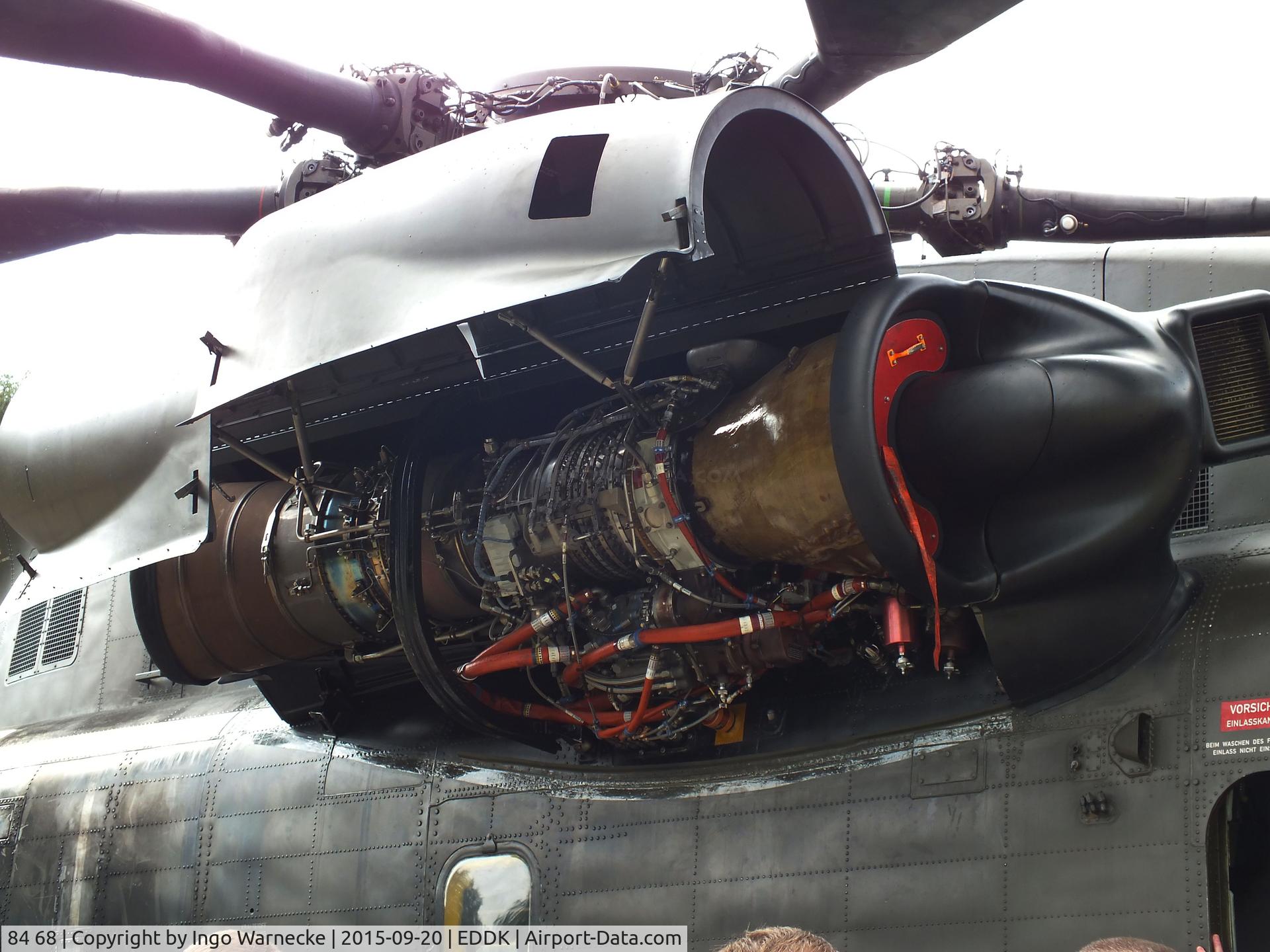 84 68, Sikorsky (VFW-Fokker) CH-53G C/N V65-066, Sikorsky (VFW-Fokker) CH-53G of the Luftwaffe (German Air Force) at the DLR 2015 air and space day on the side of Cologne airport