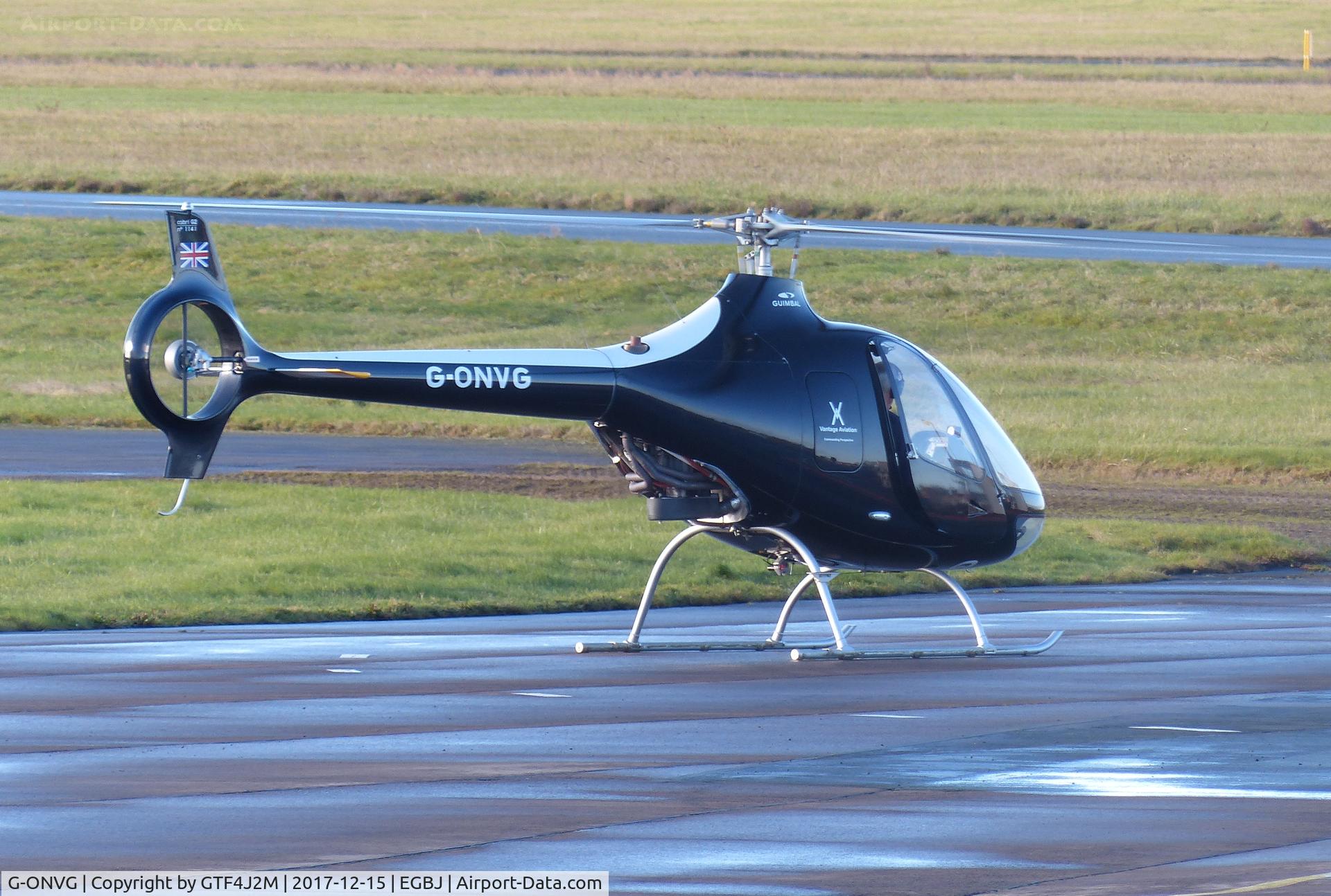 G-ONVG, 2016 Guimbal Cabri G2 C/N 1141, G-ONVG at Staverton 15.12.17
