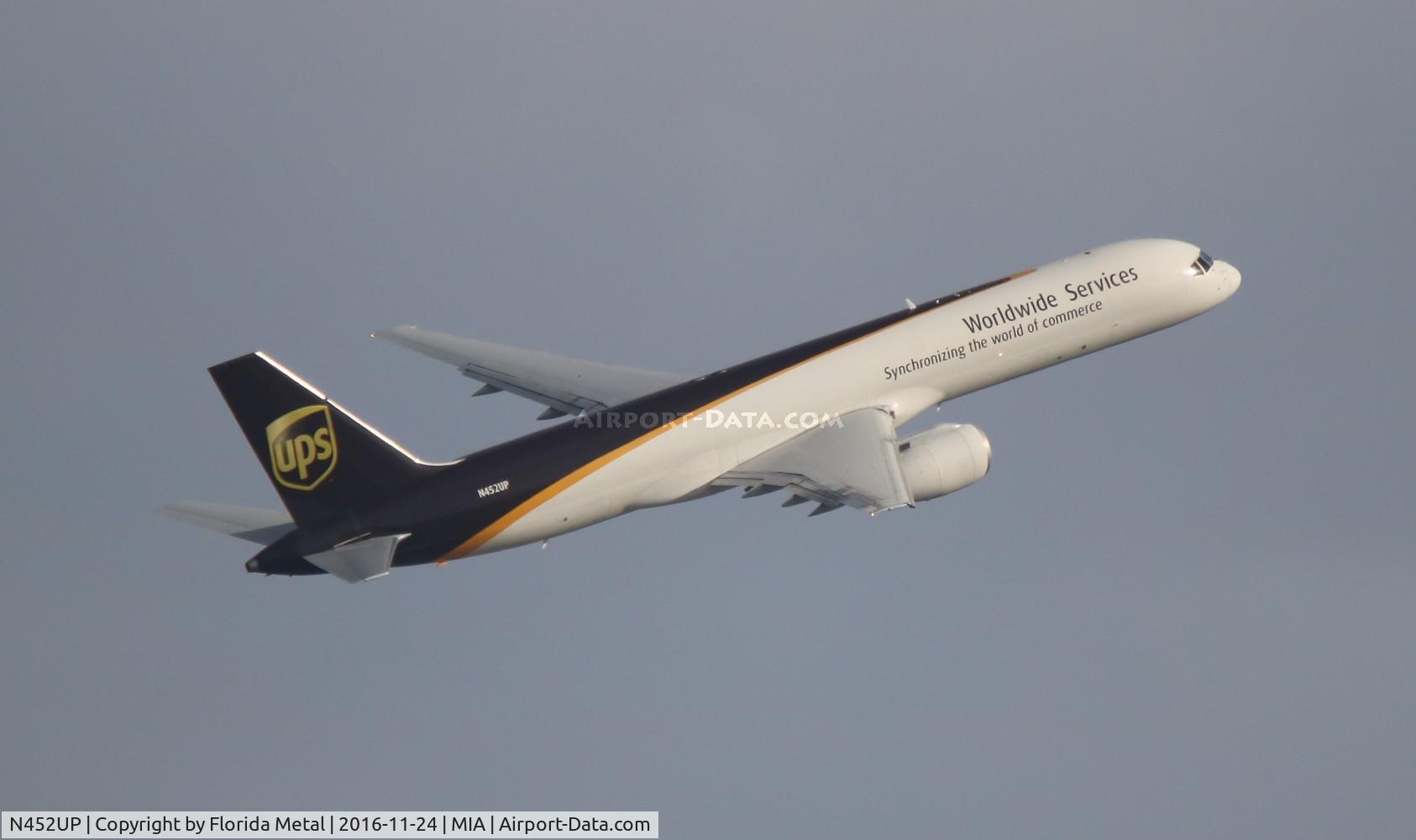 N452UP, 1995 Boeing 757-24APF C/N 25473, UPS 757