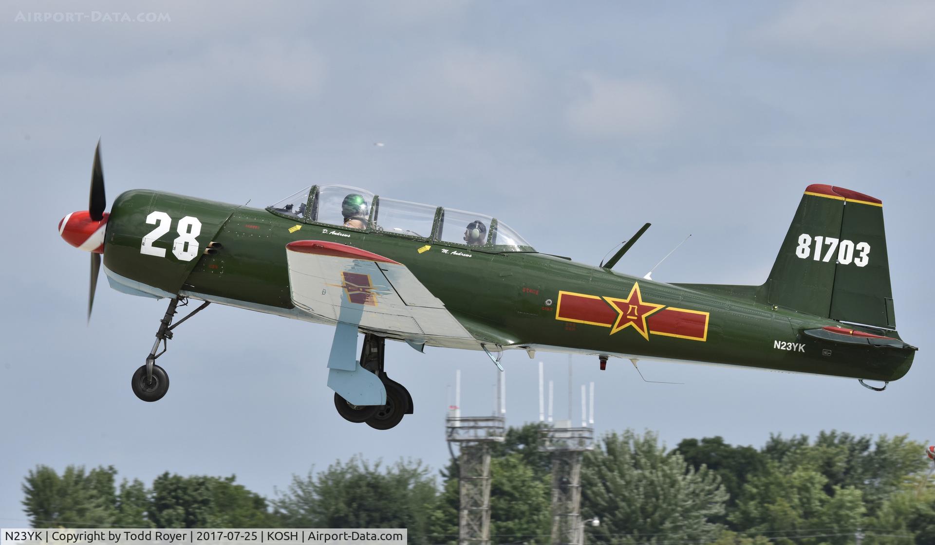 N23YK, 1973 Nanchang CJ-6A C/N 1432028, Airventure 2017