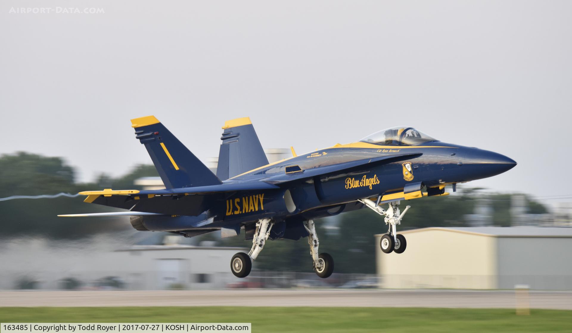 163485, 1988 McDonnell Douglas F/A-18C Hornet C/N 0717/C044, Airventure 2017