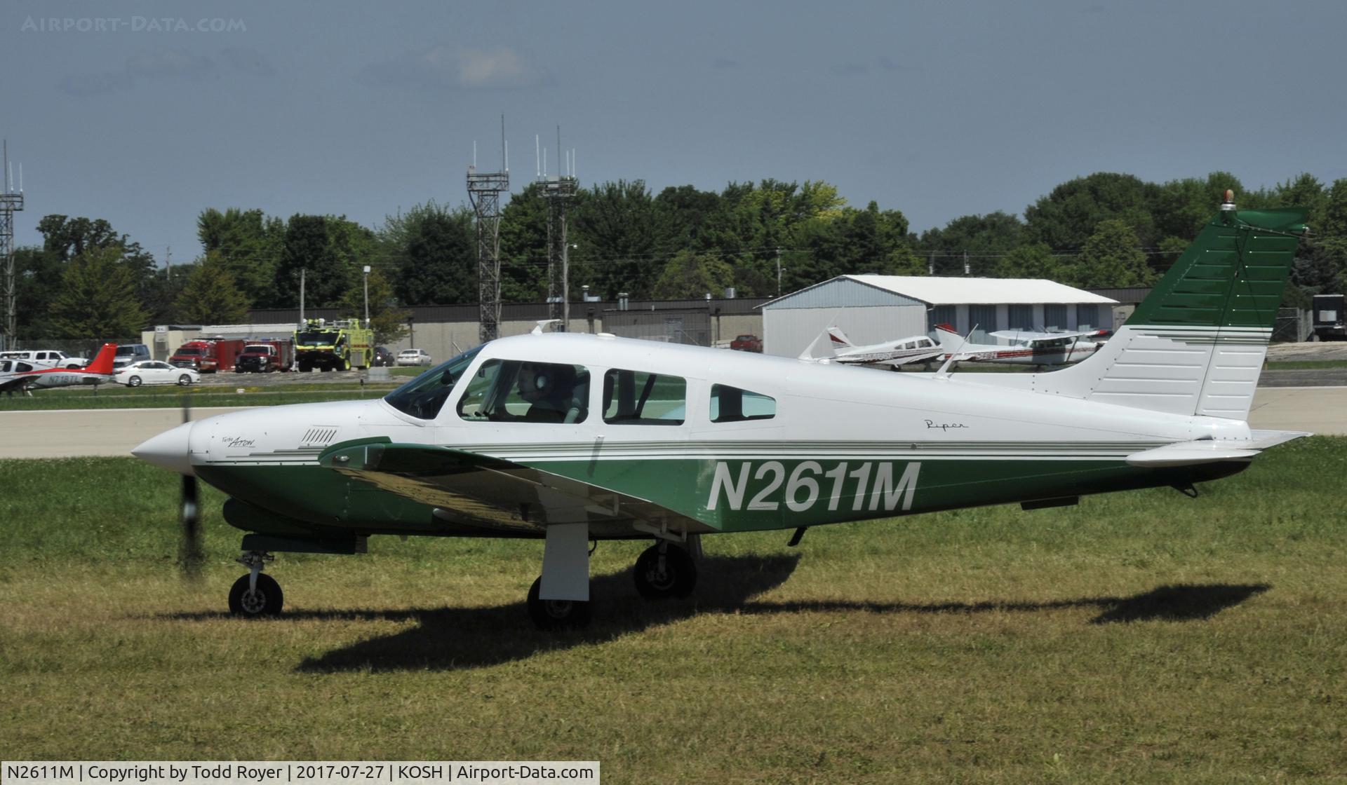 N2611M, 1977 Piper PA-28R-201T Cherokee Arrow III C/N 28R-7803138, Airventure 2017