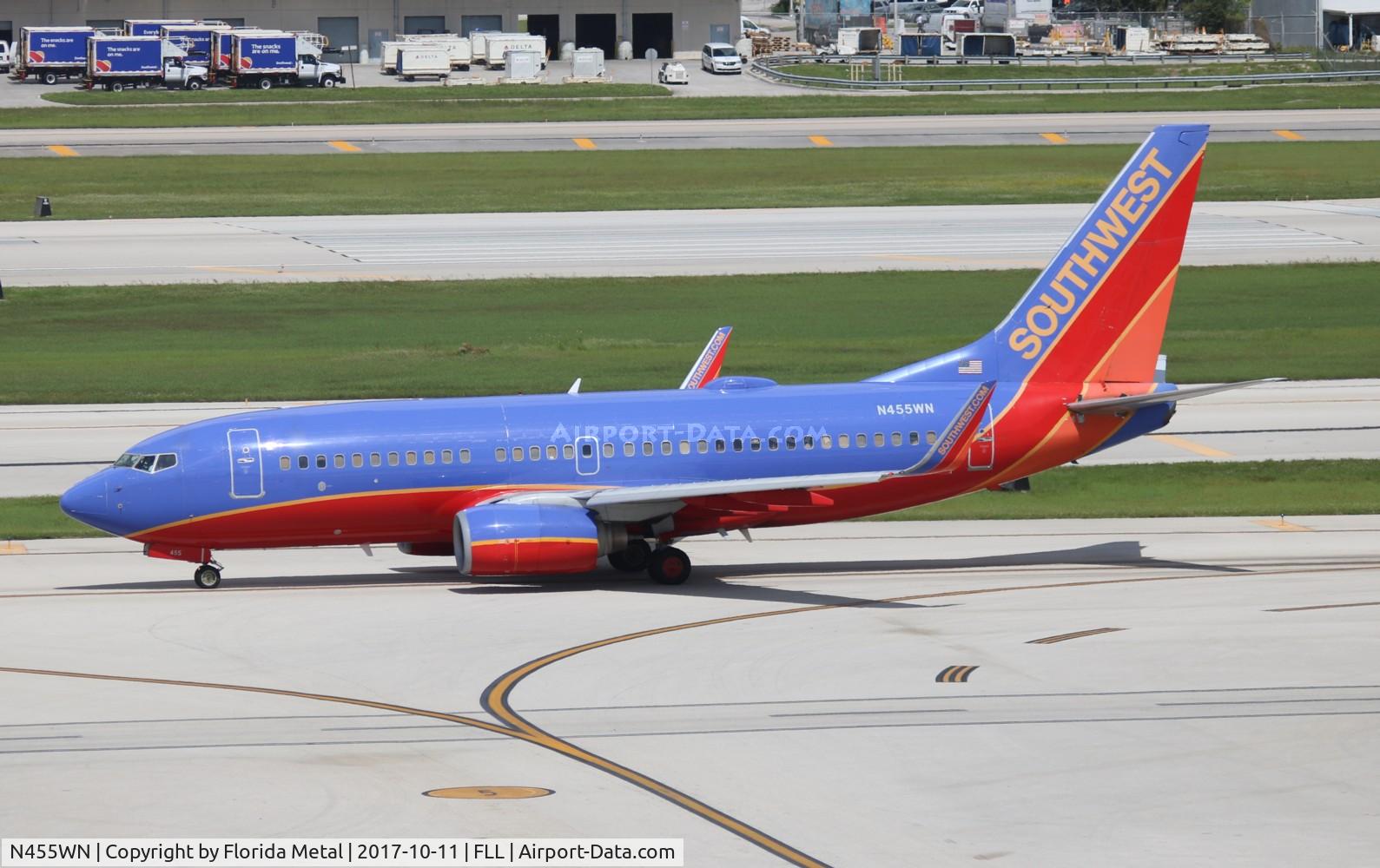 N455WN, 2004 Boeing 737-7H4 C/N 32462, Southwest