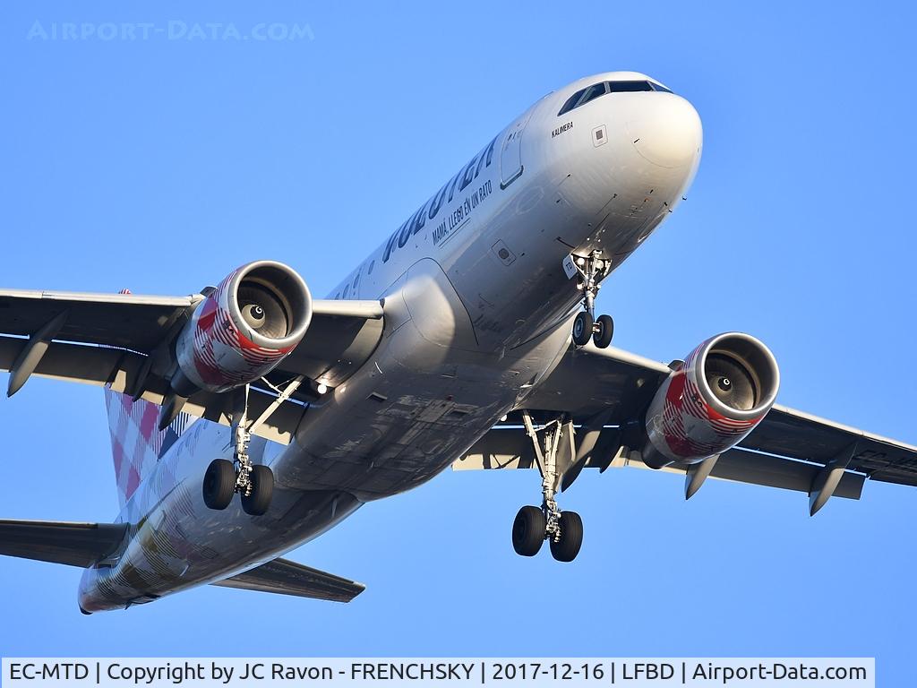 EC-MTD, 2004 Airbus A319-111 C/N 2318, V72403 from Bastia landing runway 23