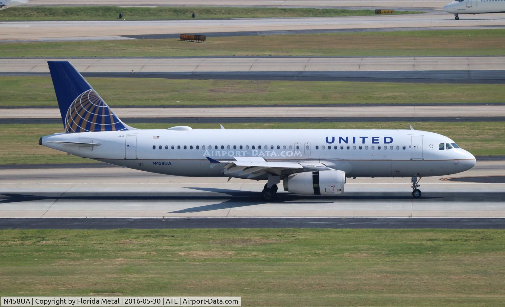 N458UA, 2000 Airbus A320-232 C/N 1163, United