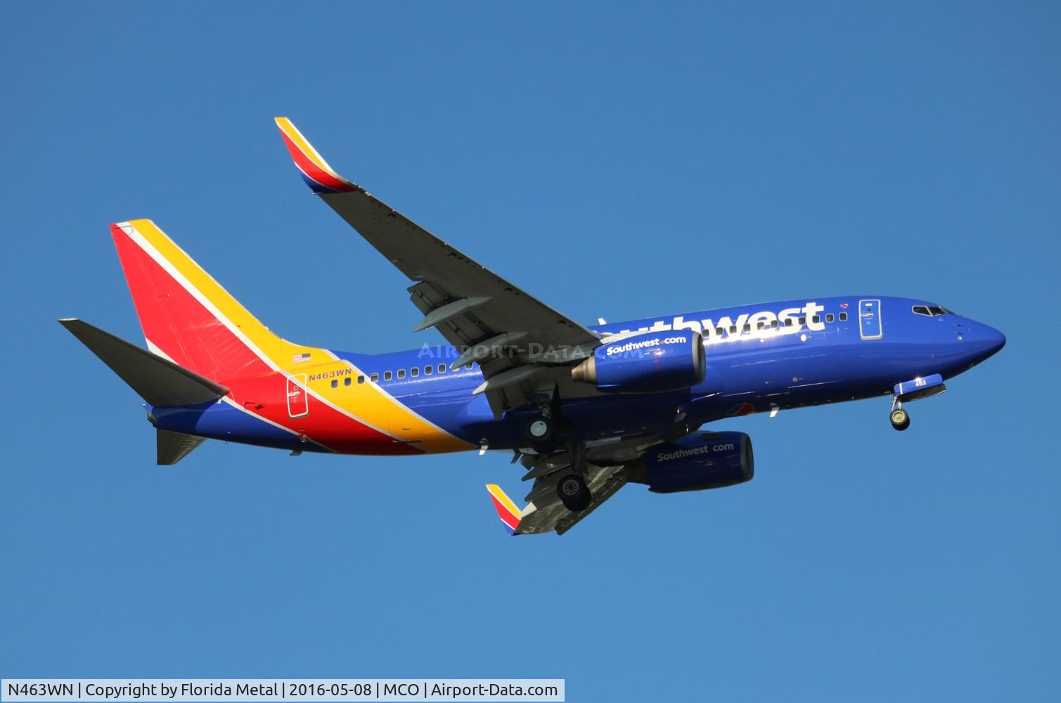 N463WN, 2004 Boeing 737-7H4 C/N 32467, Southwest
