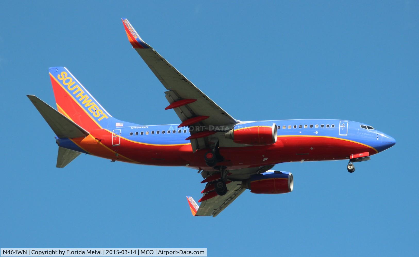 N464WN, 2004 Boeing 737-7H4 C/N 32468, Southwest