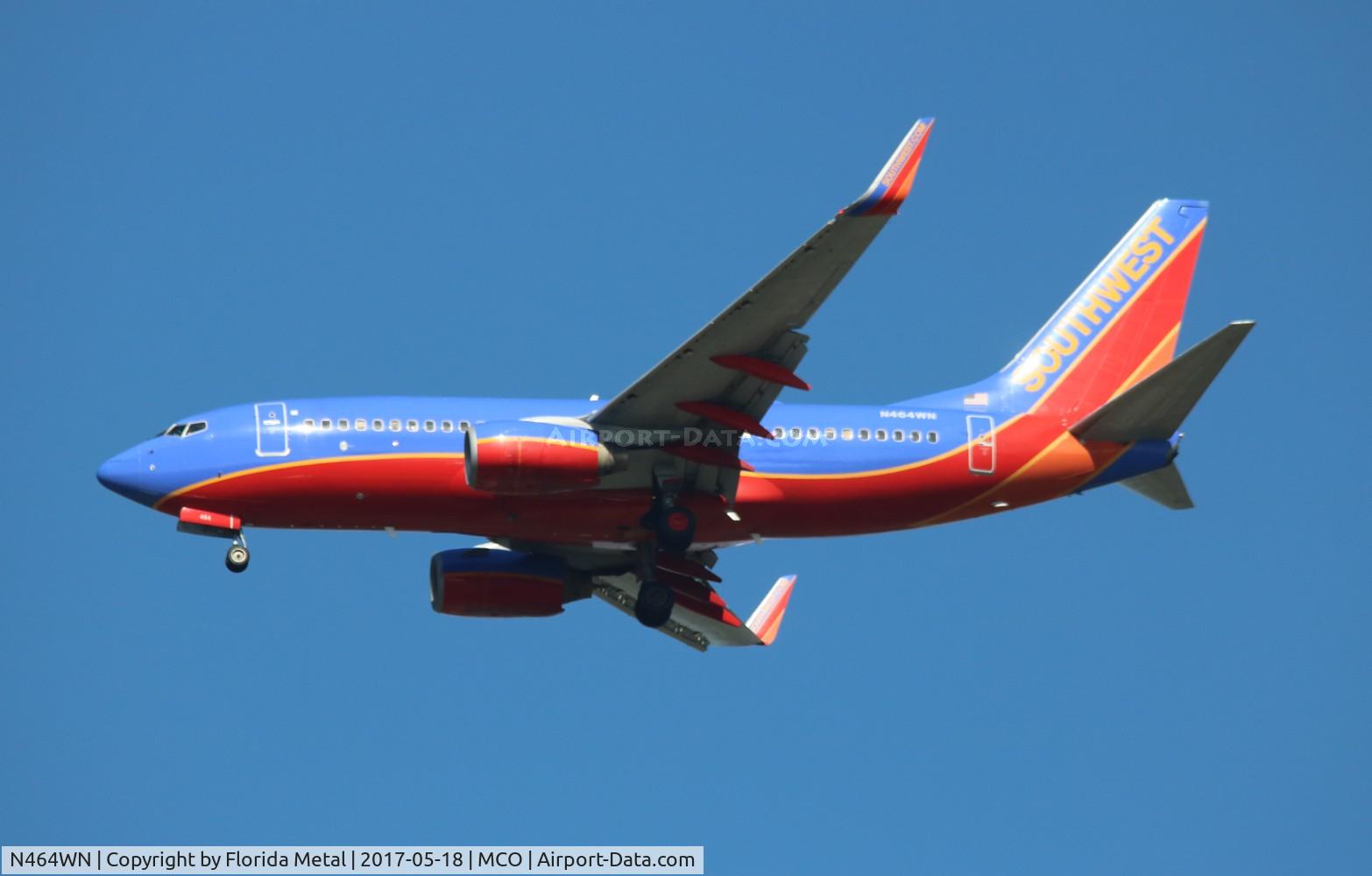 N464WN, 2004 Boeing 737-7H4 C/N 32468, Southwest