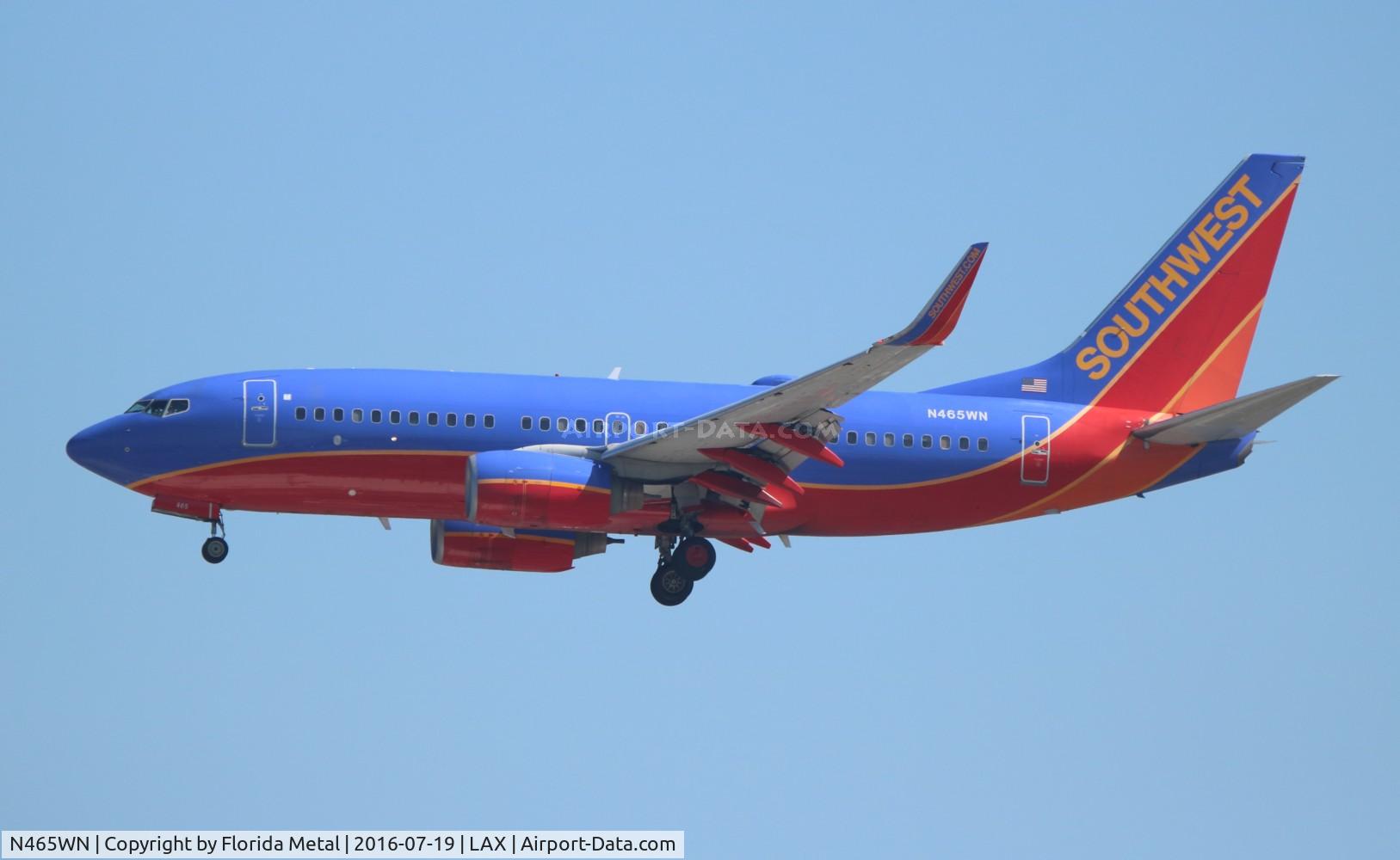 N465WN, 2004 Boeing 737-7H4 C/N 33829, Southwest