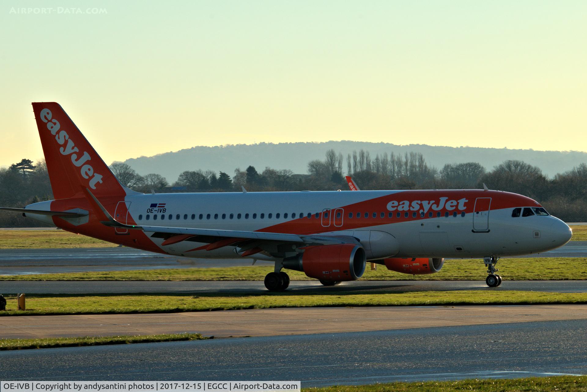 OE-IVB, 2016 Airbus A320-214 C/N 7093, just taxing in after landing