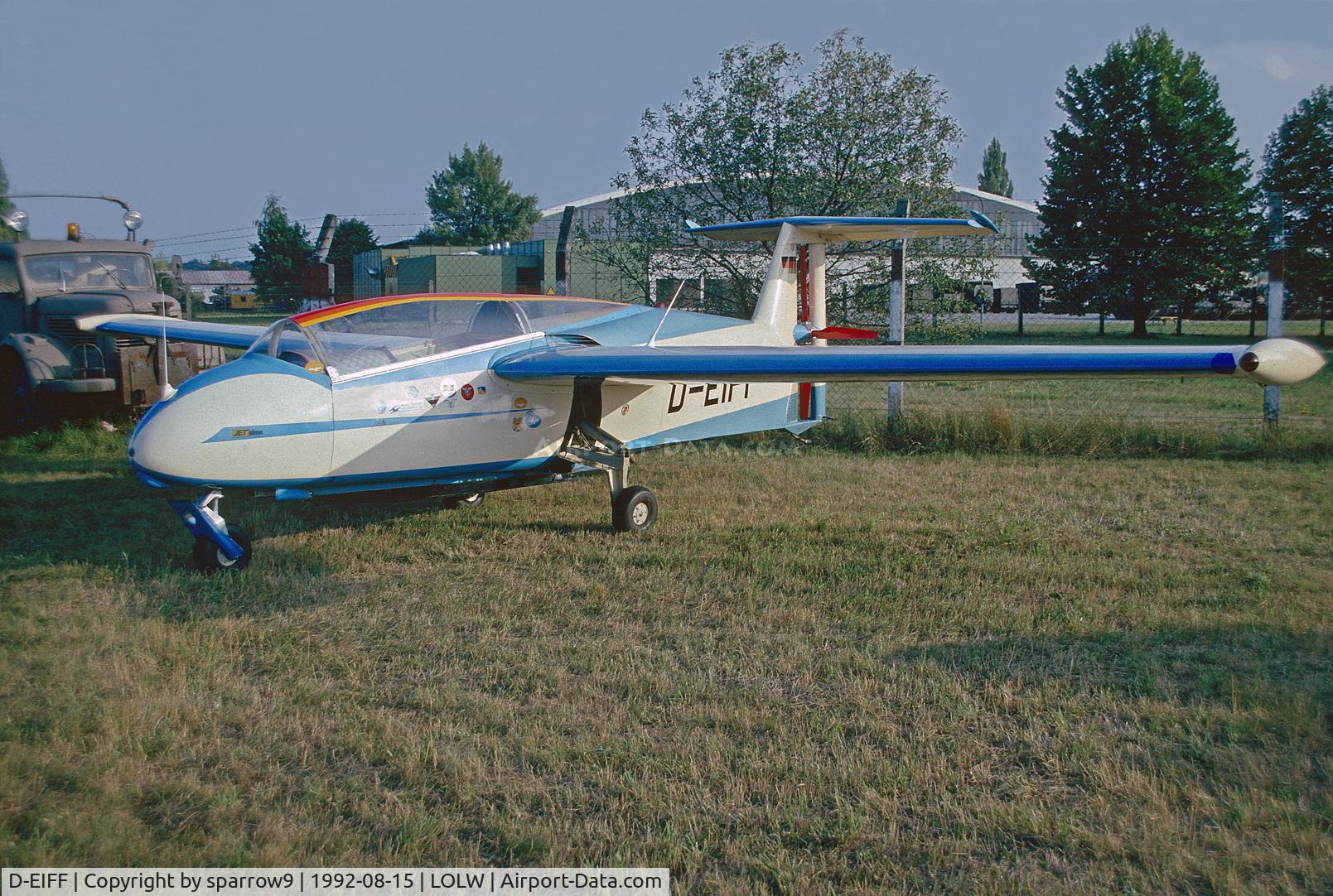 D-EIFF, 1959 Rhein Flugzeugbau RW3-P75 Multoplan C/N 009, At Wels airfield, Austria