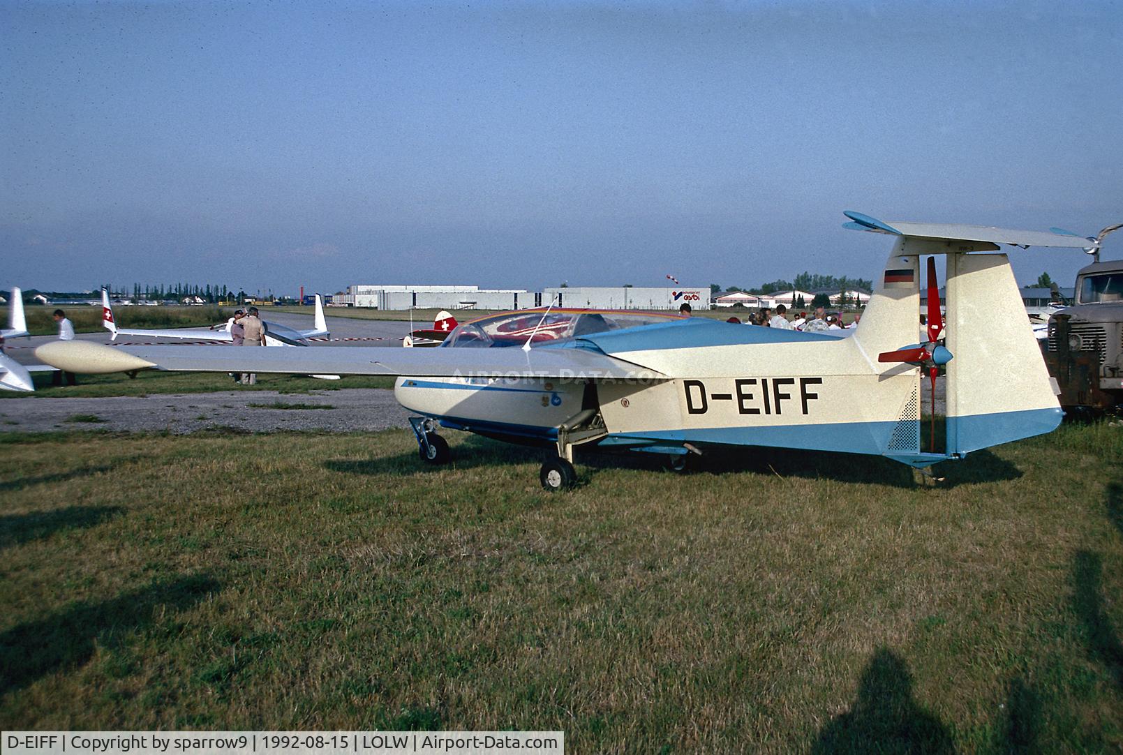 D-EIFF, 1959 Rhein Flugzeugbau RW3-P75 Multoplan C/N 009, At Wels airfield, Austria