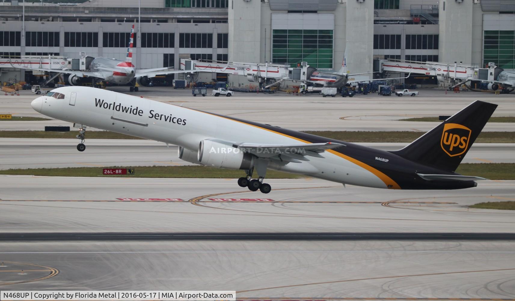 N468UP, 1997 Boeing 757-24APF C/N 25484, UPS 757-200