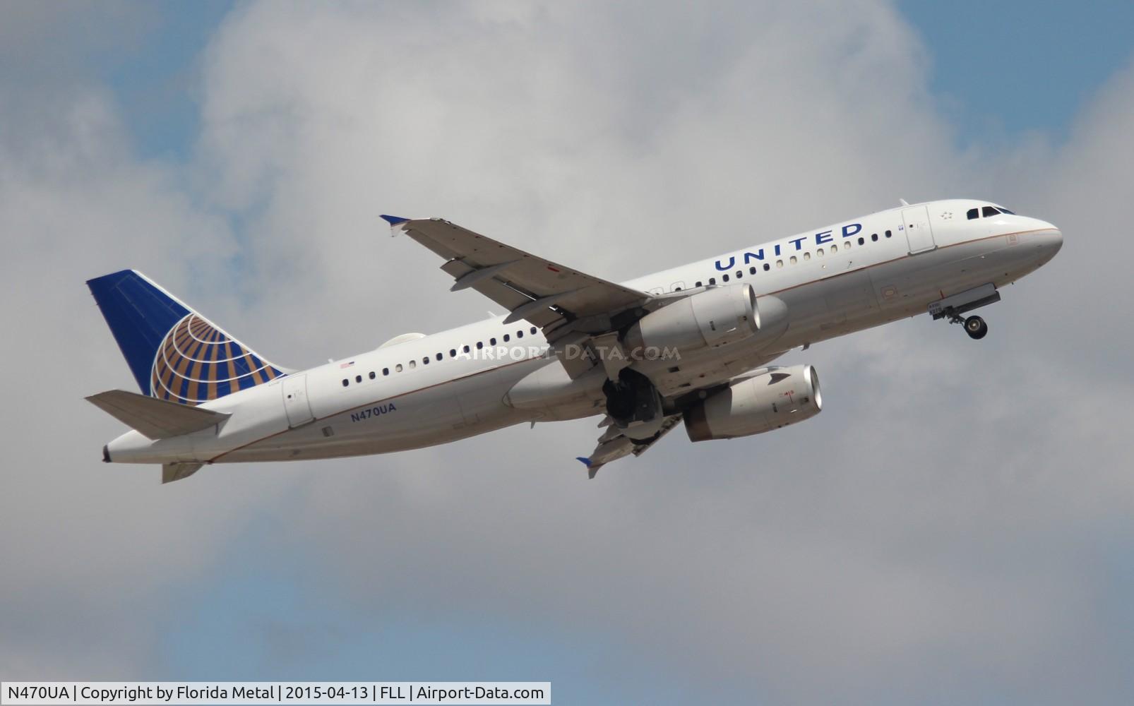 N470UA, 2001 Airbus A320-232 C/N 1427, United