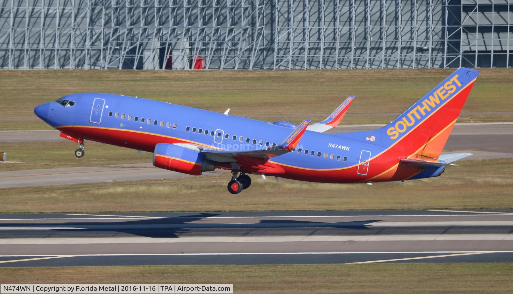 N474WN, 2004 Boeing 737-7H4 C/N 33861, Southwest
