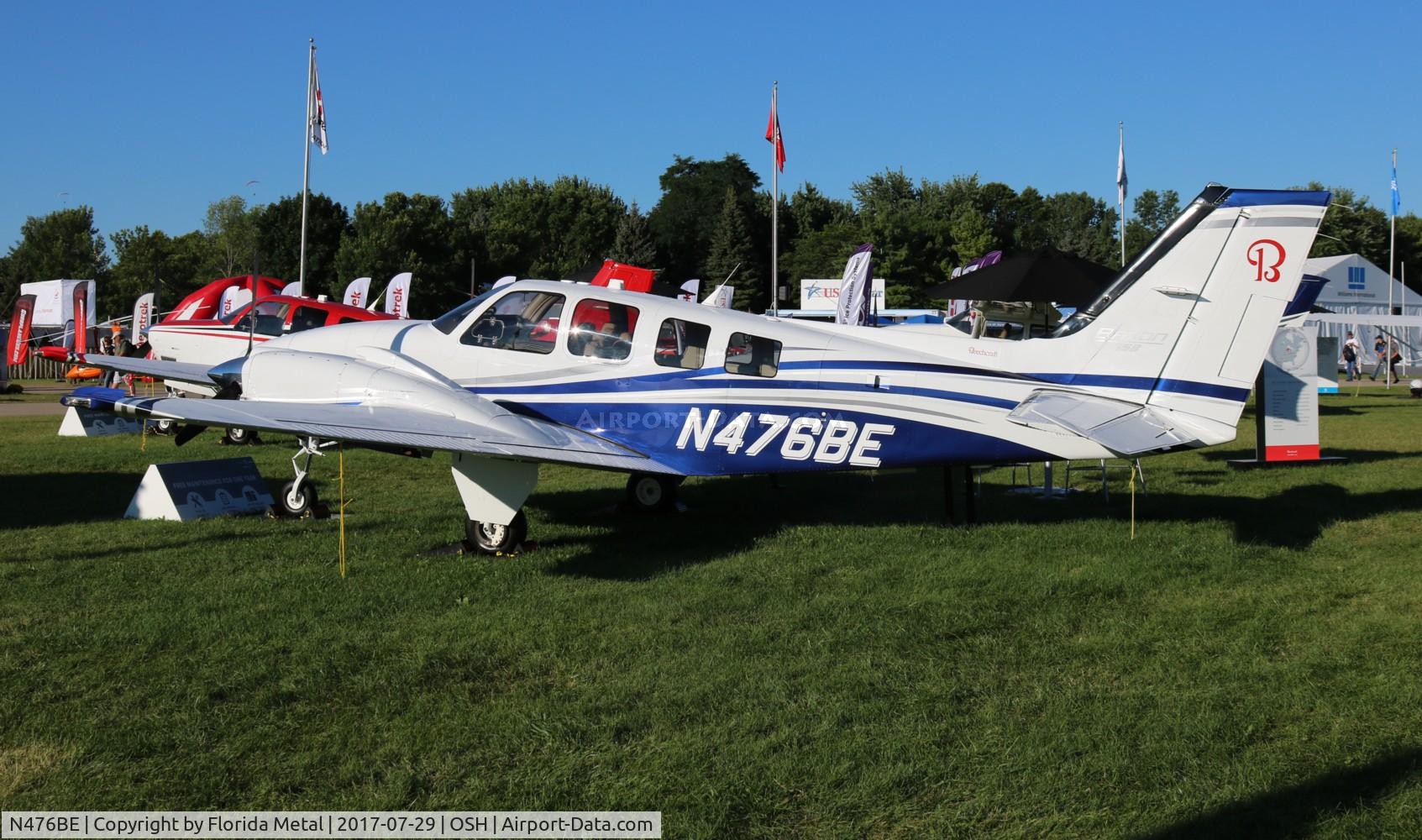N476BE, 2017 Beechcraft G58 Baron C/N TH-2476, Baron