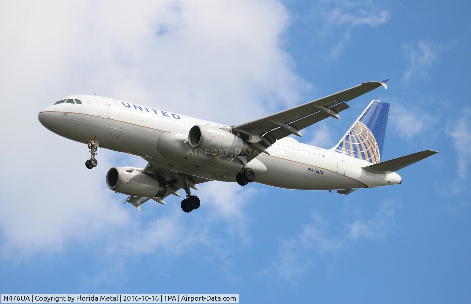 N476UA, 2001 Airbus A320-232 C/N 1508, United
