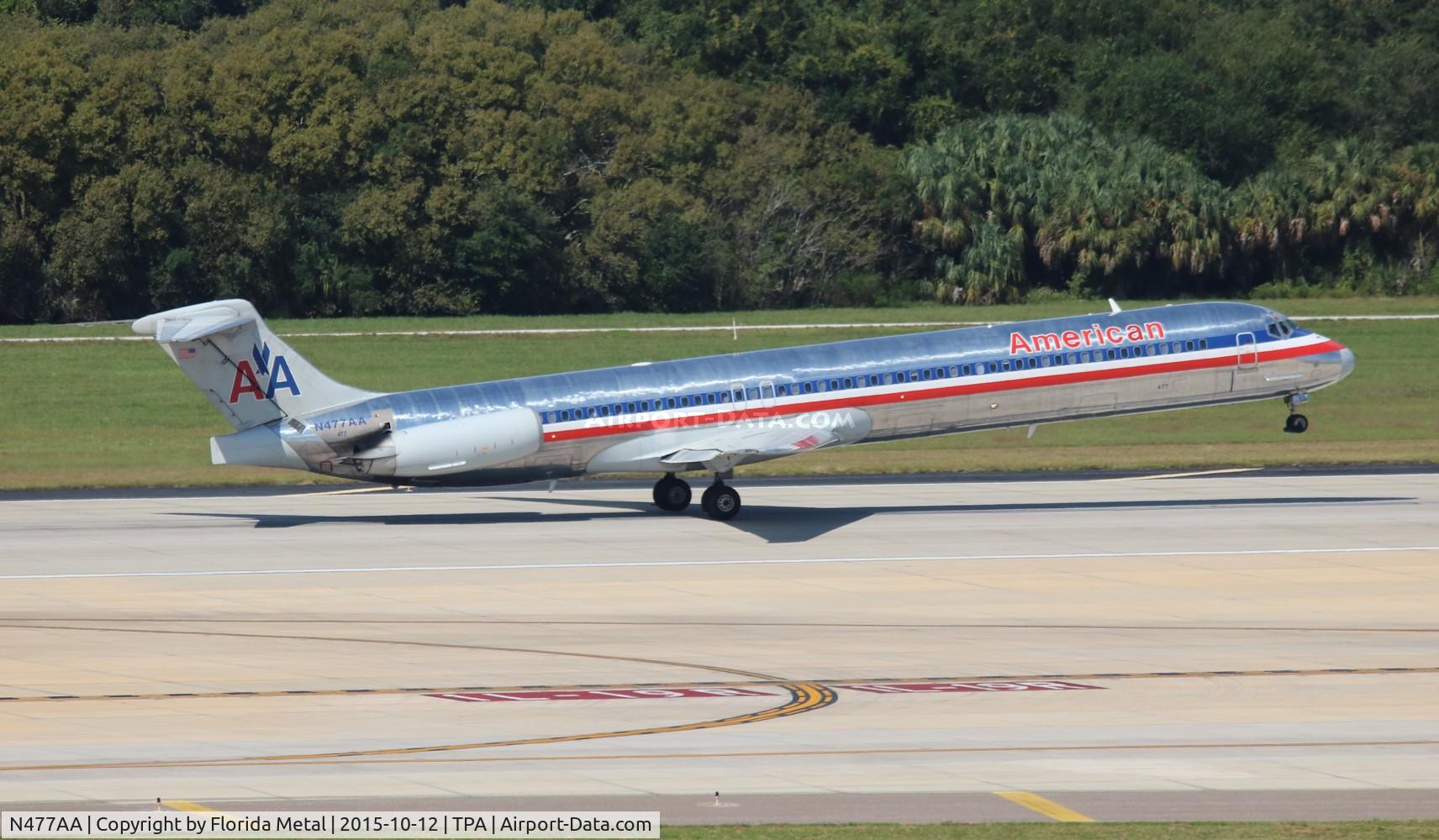 N477AA, 1988 McDonnell Douglas MD-82 (DC-9-82) C/N 49652, American