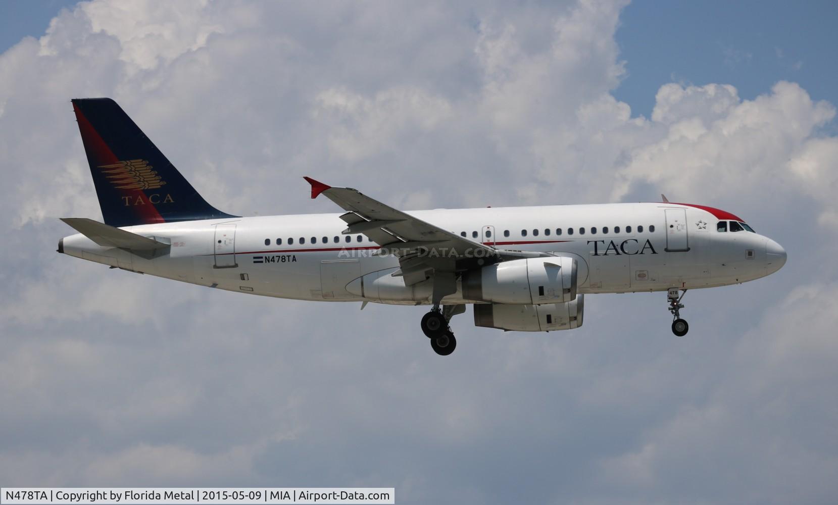 N478TA, 2004 Airbus A319-132 C/N 2339, Taca A319
