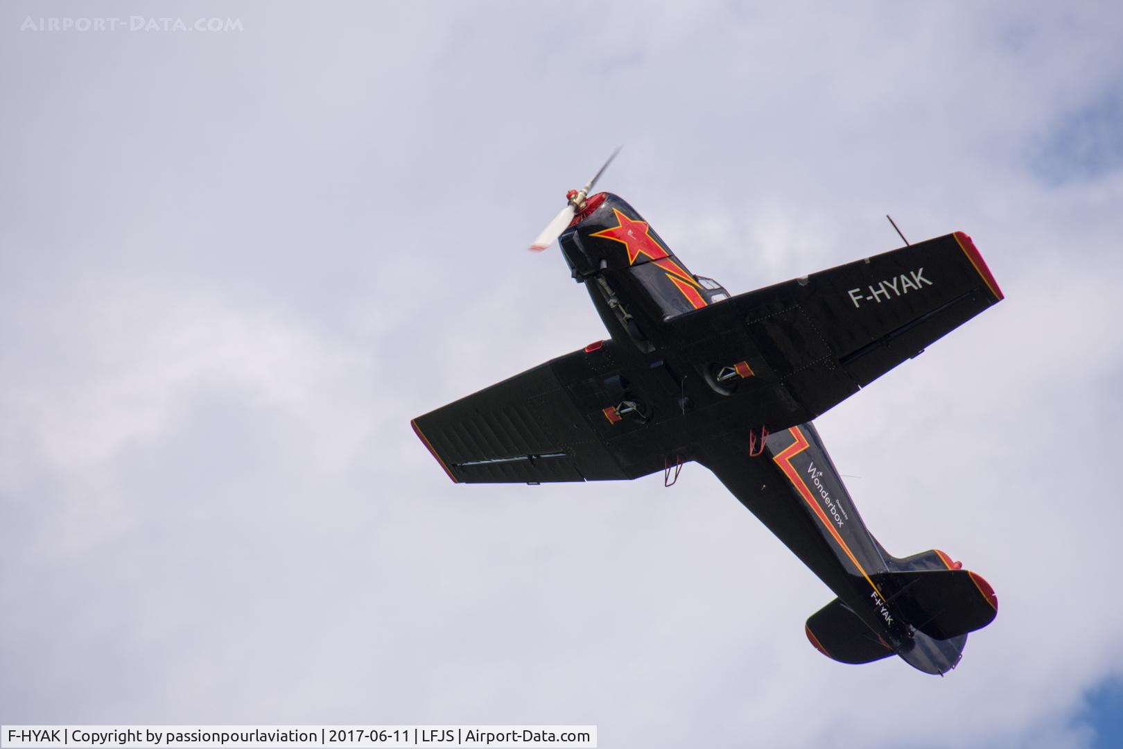 F-HYAK, 1980 Yakovlev Yak-18T C/N 22202034139, Just in exhibition at Soissons in 2017