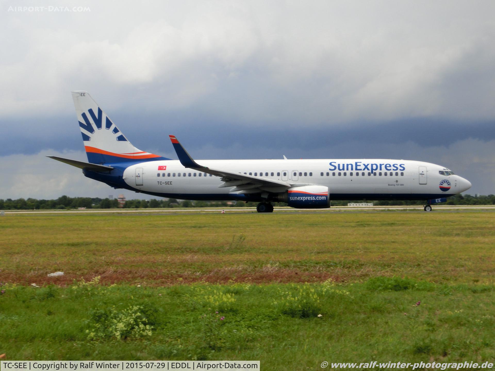 TC-SEE, 2002 Boeing 737-8CX C/N 32363, Boeing 737-8CX(W) - XQ SXS Sun Express - 32363 - TC-SEE - 29.07.2015 - DUS