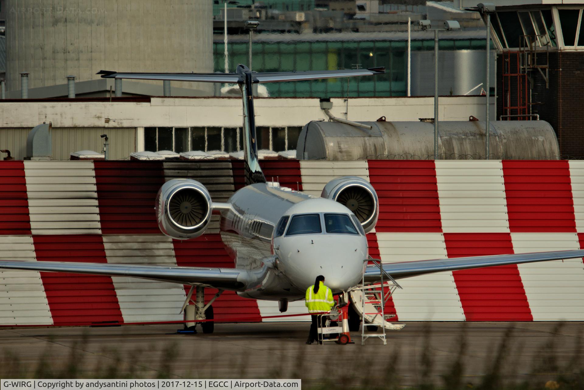 G-WIRG, 2013 Embraer EMB-135BJ Legacy 650 C/N 14501184, on the [FBO] exc ramp
