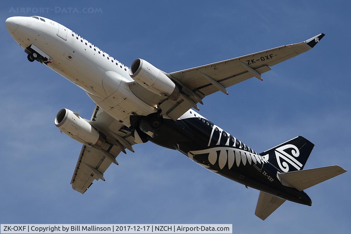 ZK-OXF, 2014 Airbus A320-232 C/N 6182, OFF FROM 02