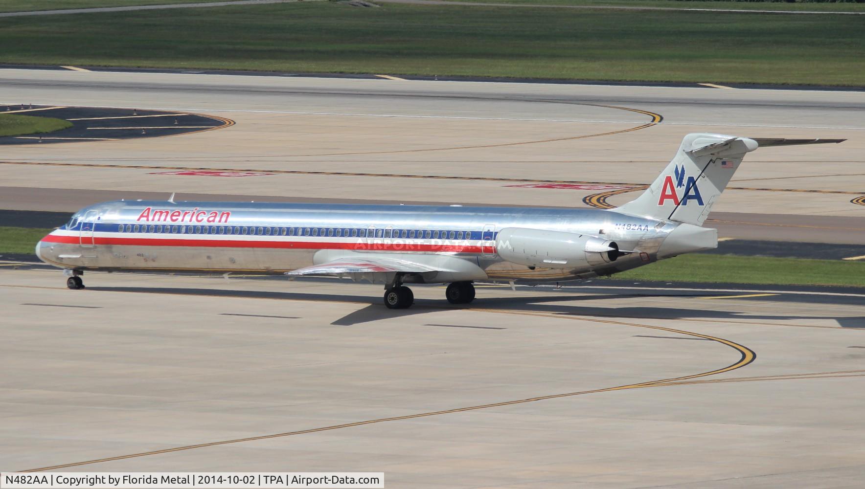 N482AA, 1988 McDonnell Douglas MD-82 (DC-9-82) C/N 49675, American