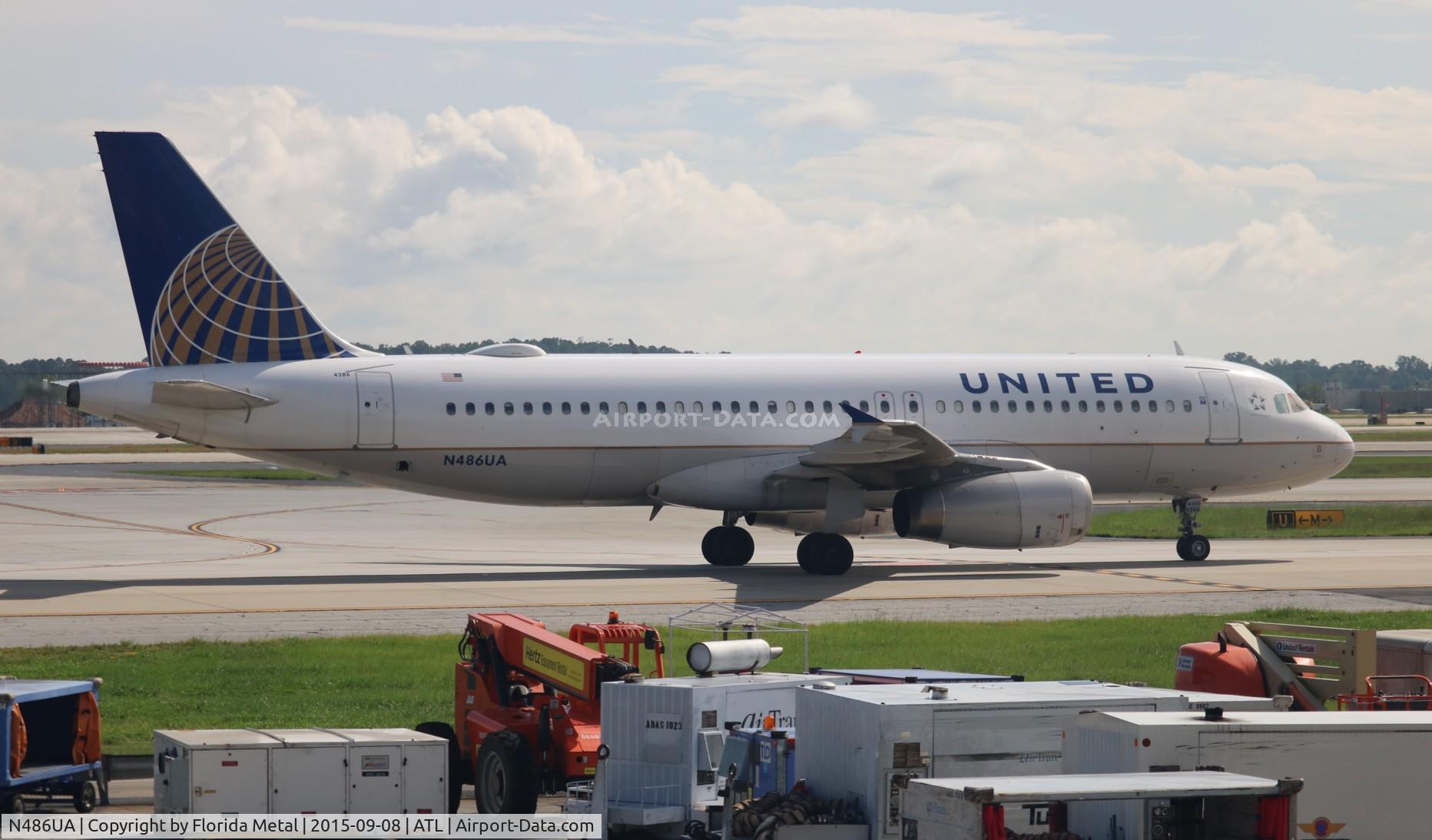 N486UA, 2001 Airbus A320-232 C/N 1620, United