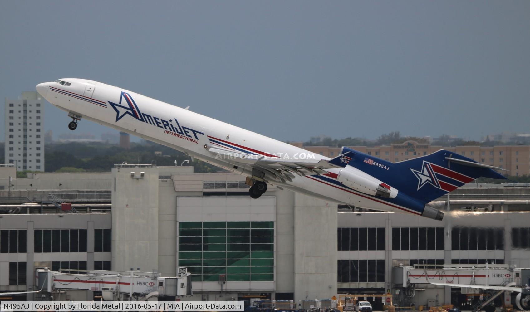 N495AJ, 1975 Boeing 727-233F C/N 20937, Amerjet