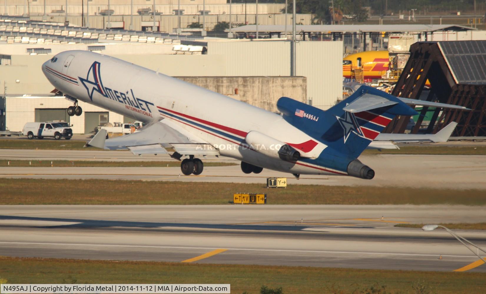 N495AJ, 1975 Boeing 727-233F C/N 20937, Amerijet
