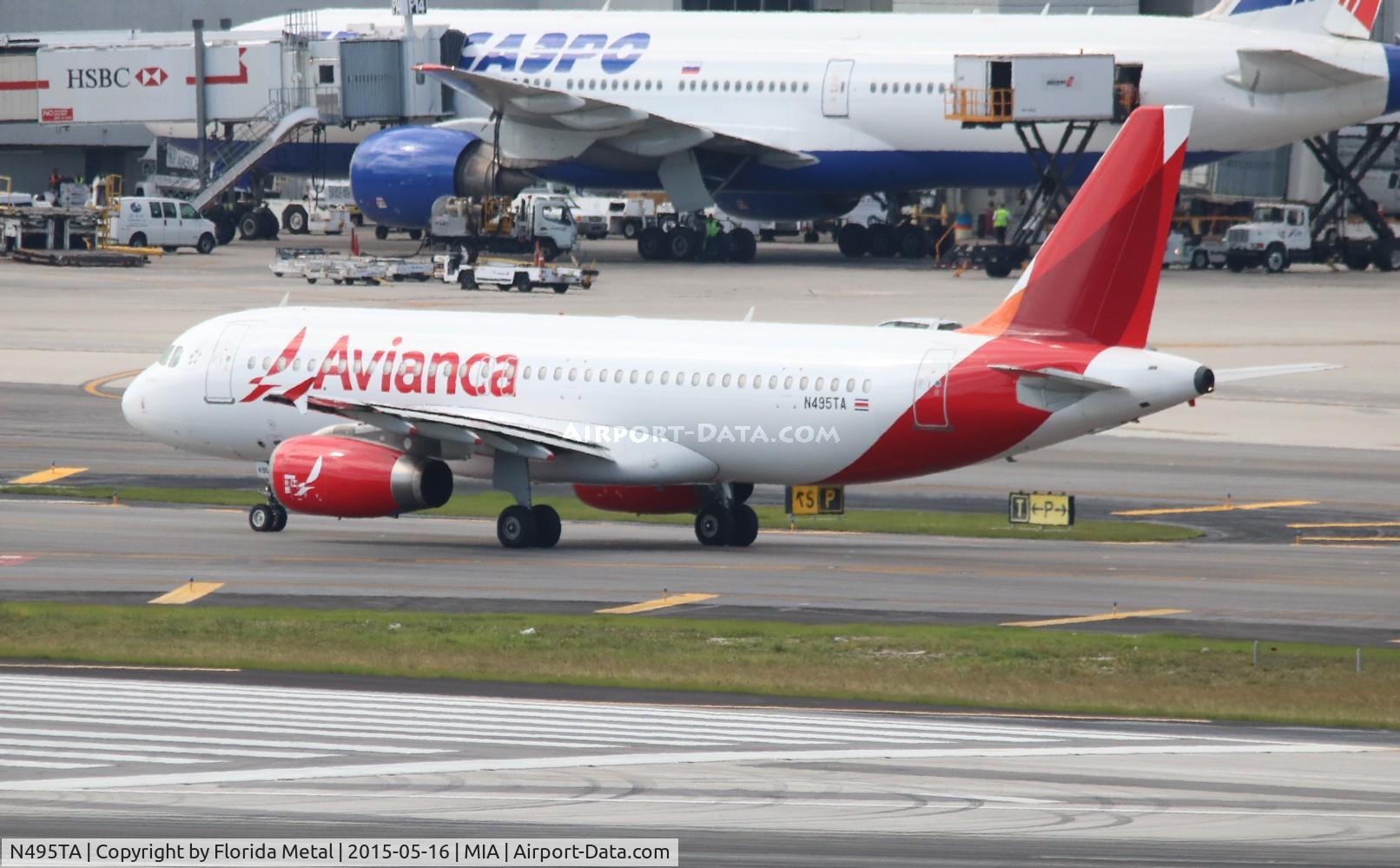 N495TA, 2007 Airbus A320-233 C/N 3103, Avianca