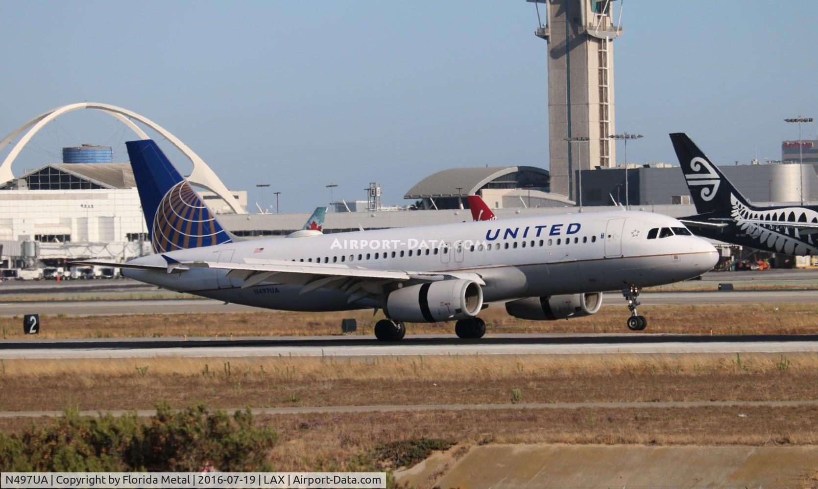N497UA, 2002 Airbus A320-232 C/N 1847, United