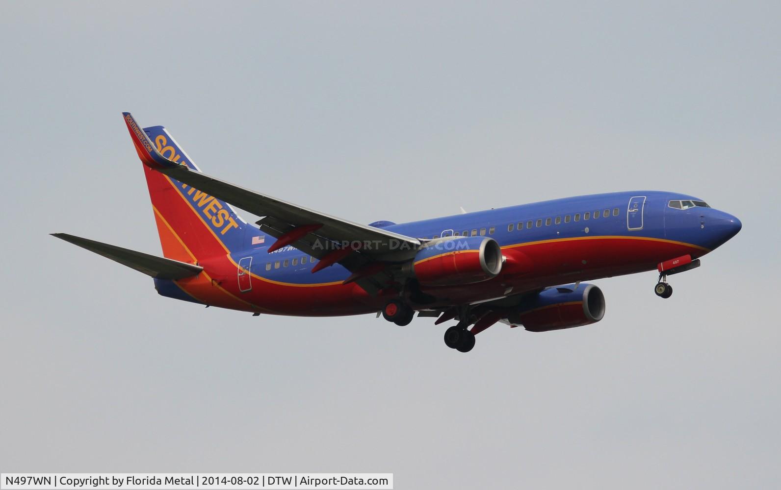 N497WN, 2004 Boeing 737-7H4 C/N 32479, Southwest