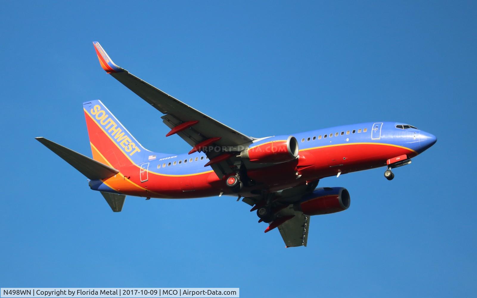 N498WN, 2005 Boeing 737-7H4 C/N 32480, Southwest