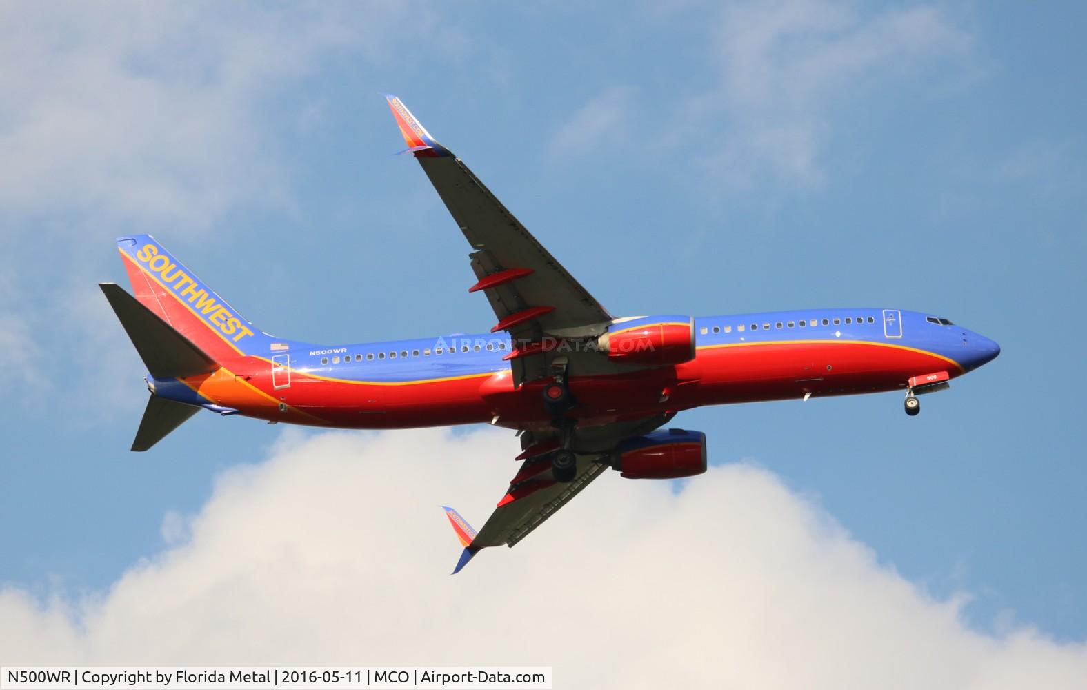 N500WR, 2014 Boeing 737-8H4 C/N 36898, Southwest