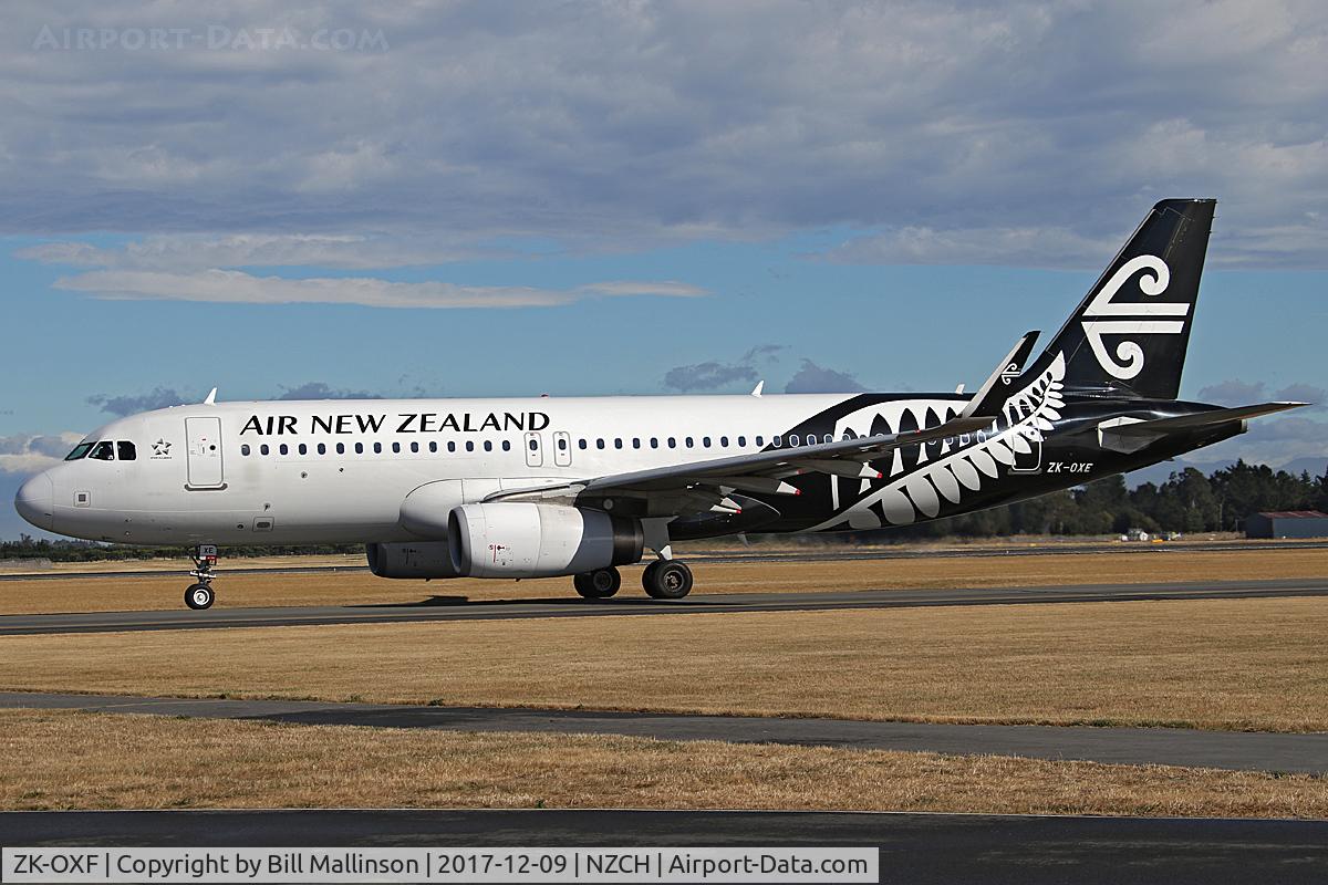 ZK-OXF, 2014 Airbus A320-232 C/N 6182, taxi to A6 for 02