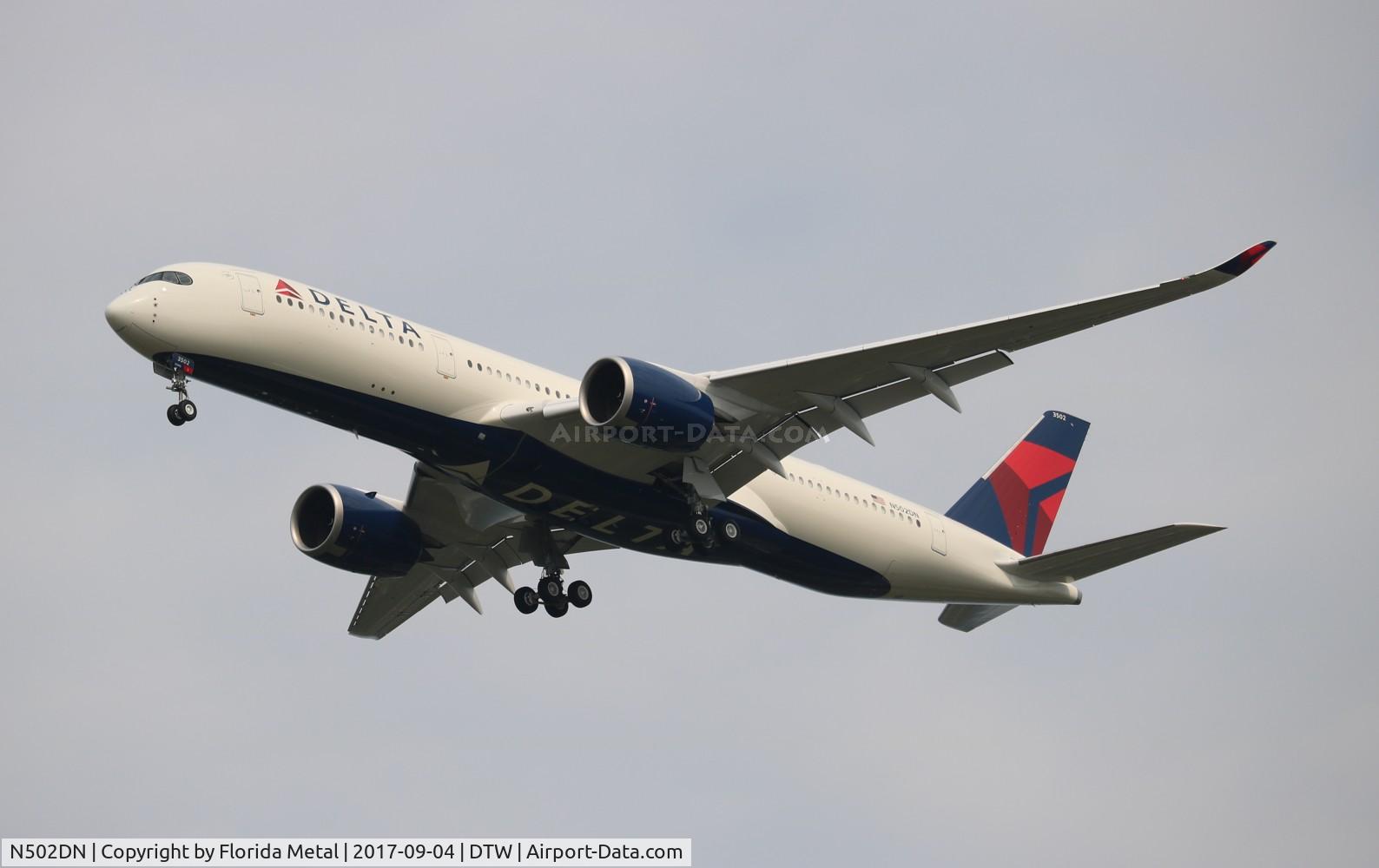 N502DN, 2017 Airbus A350-941 C/N 135, Delta