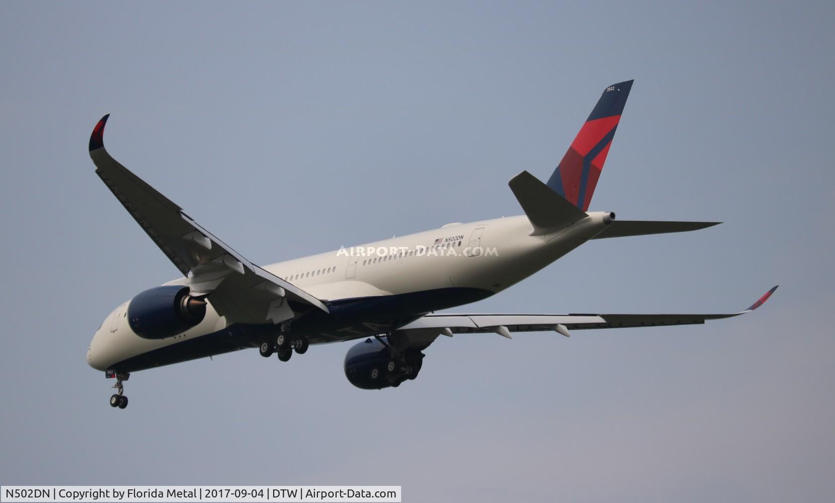 N502DN, 2017 Airbus A350-941 C/N 135, Delta