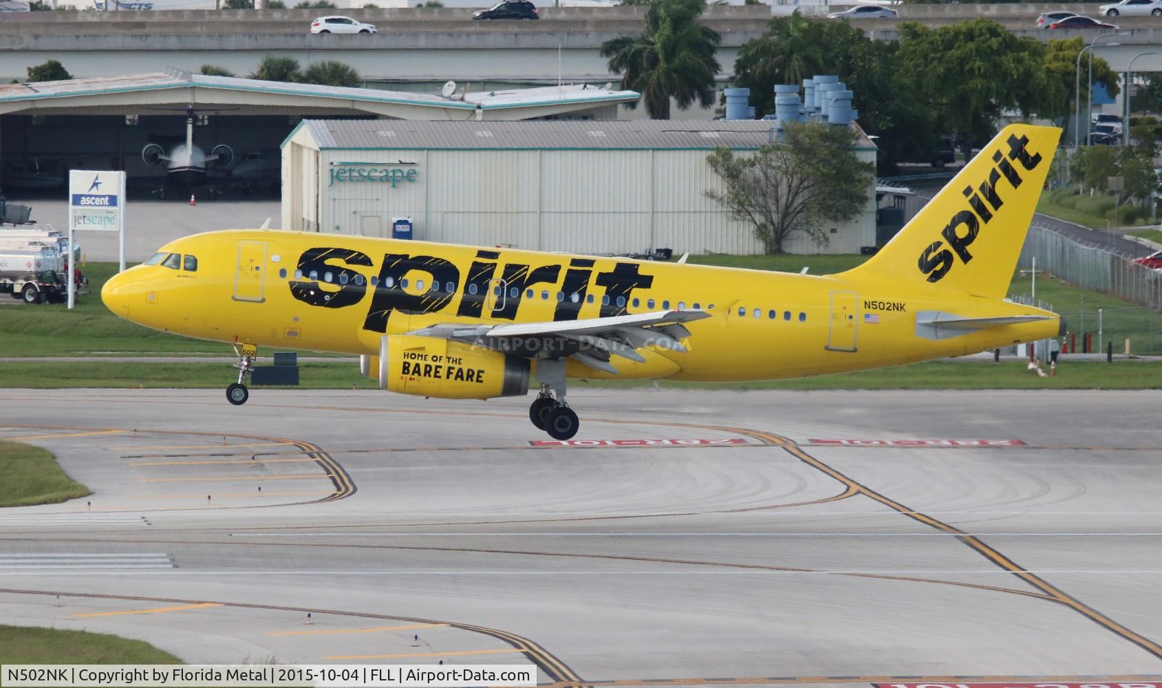 N502NK, 2005 Airbus A319-132 C/N 2433, Spirit