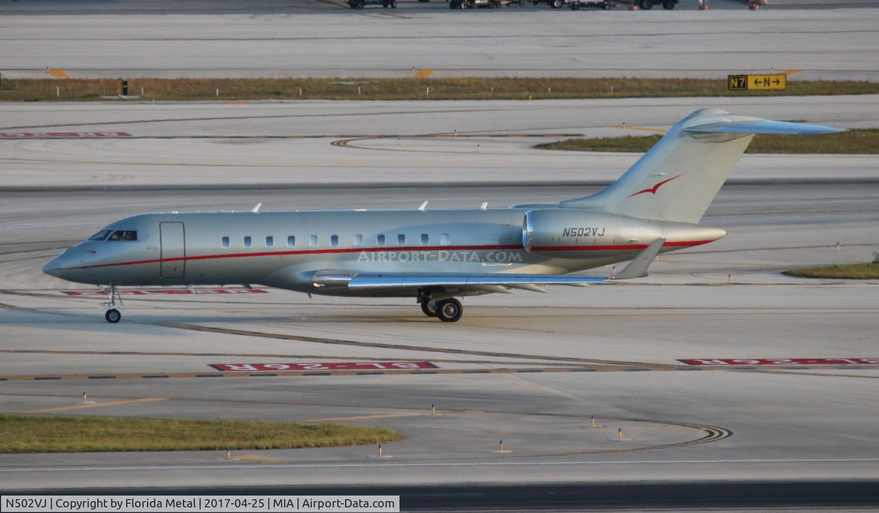N502VJ, 2014 Bombardier BD-700-1A11 Global 5000 C/N 9608, Global 5000