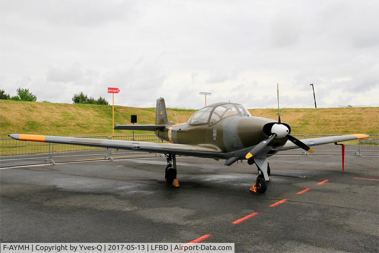 F-AYMH, 1958 Piaggio FWP-149D C/N 026, Piaggio FWP-149D, Static display, Bordeaux-Mérignac Air Base 106 (LFBD-BOD) Open day 2017
