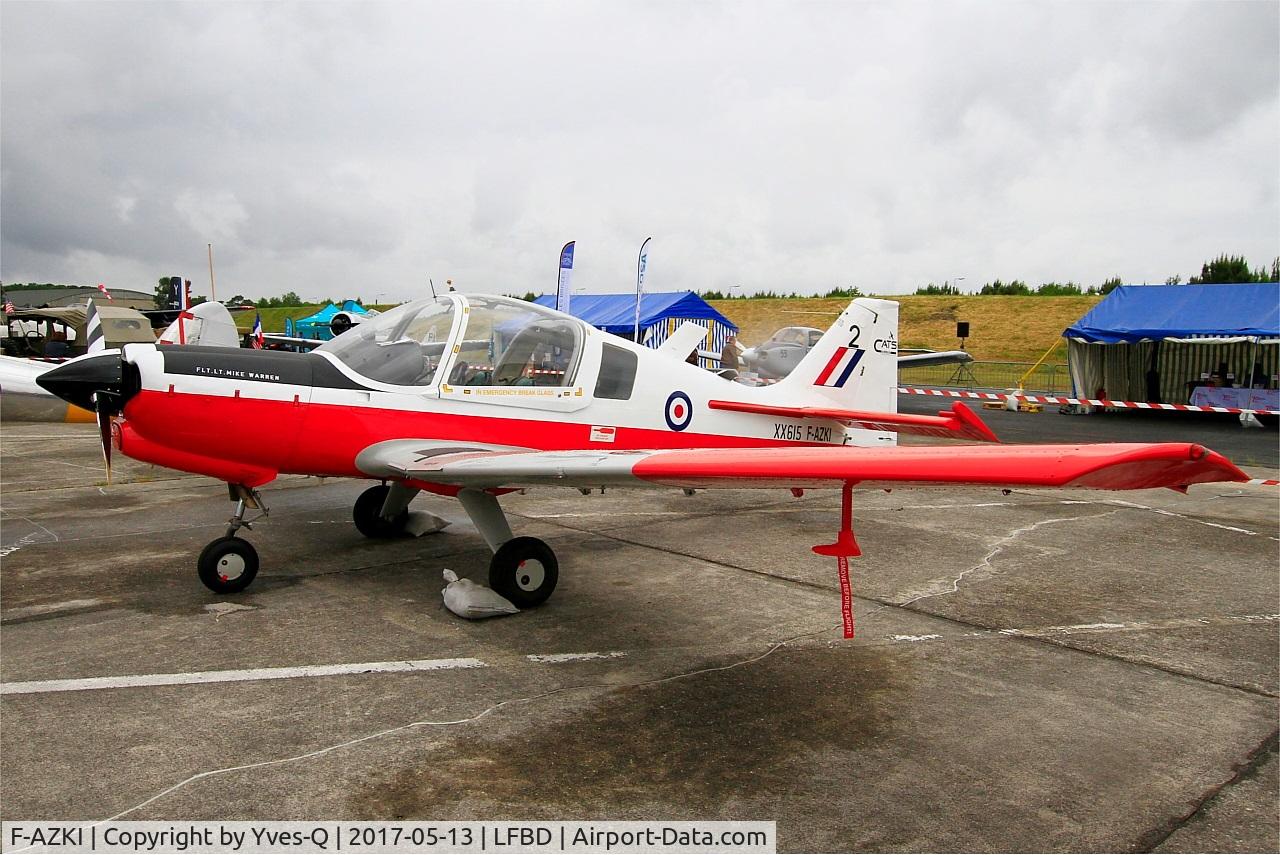 F-AZKI, 1974 Scottish Aviation Bulldog T.1 C/N BH.120/273, Scottish Aviation Bulldog T.1, Static display, Bordeaux-Mérignac Air Base 106 (LFBD-BOD) Open day 2017