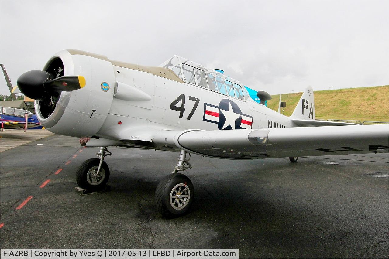 F-AZRB, North American SNJ-5 Texan Texan C/N 88-17955, North American SNJ-5 Texan, Static display, Bordeaux-Mérignac Air Base 106 (LFBD-BOD) Open day 2017