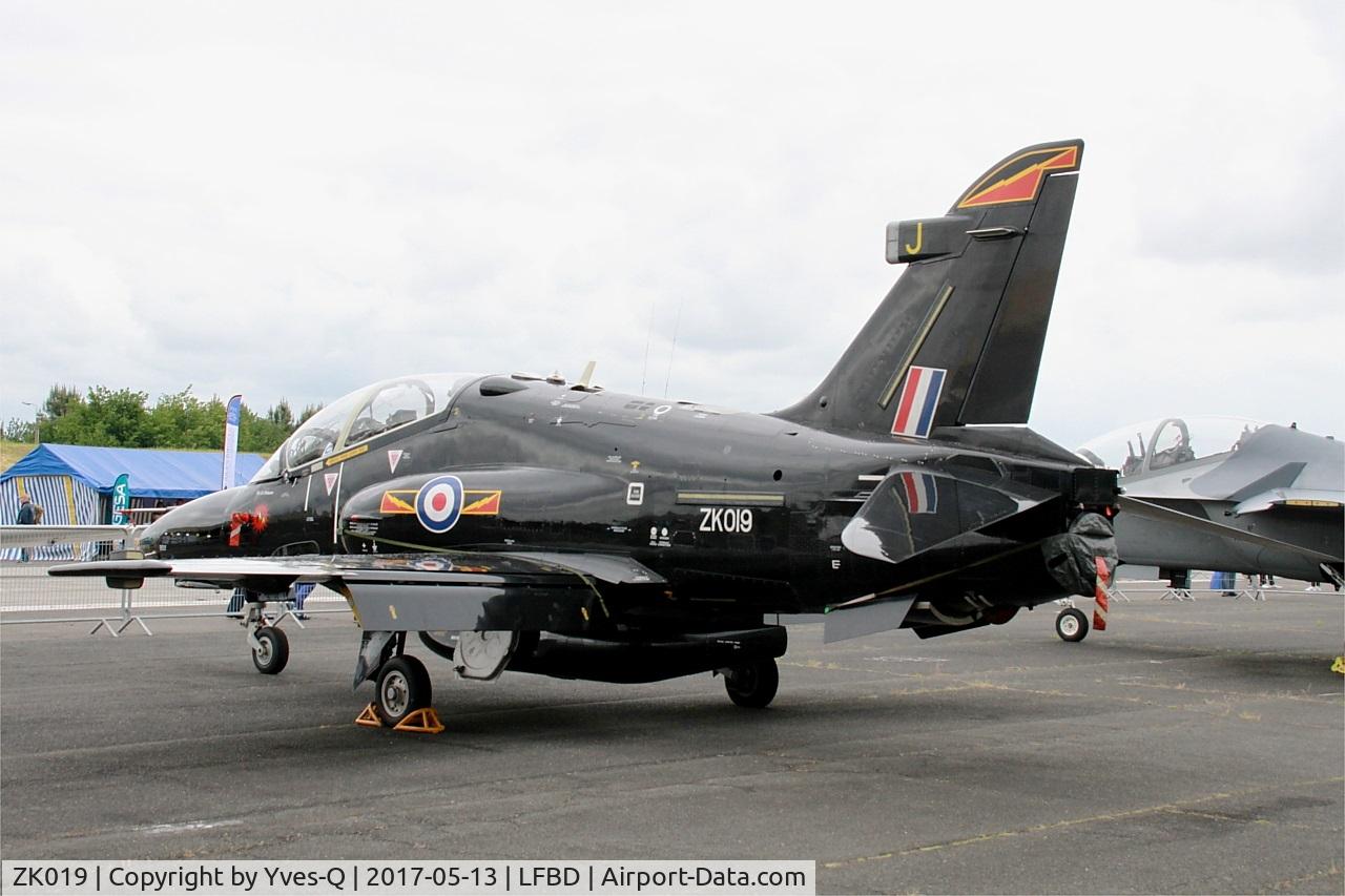 ZK019, 2008 British Aerospace Hawk T2 C/N RT010/1248, British Aerospace Hawk T.2, Static display, Bordeaux-Mérignac BA 106 (LFBD-BOD) Open day 2017