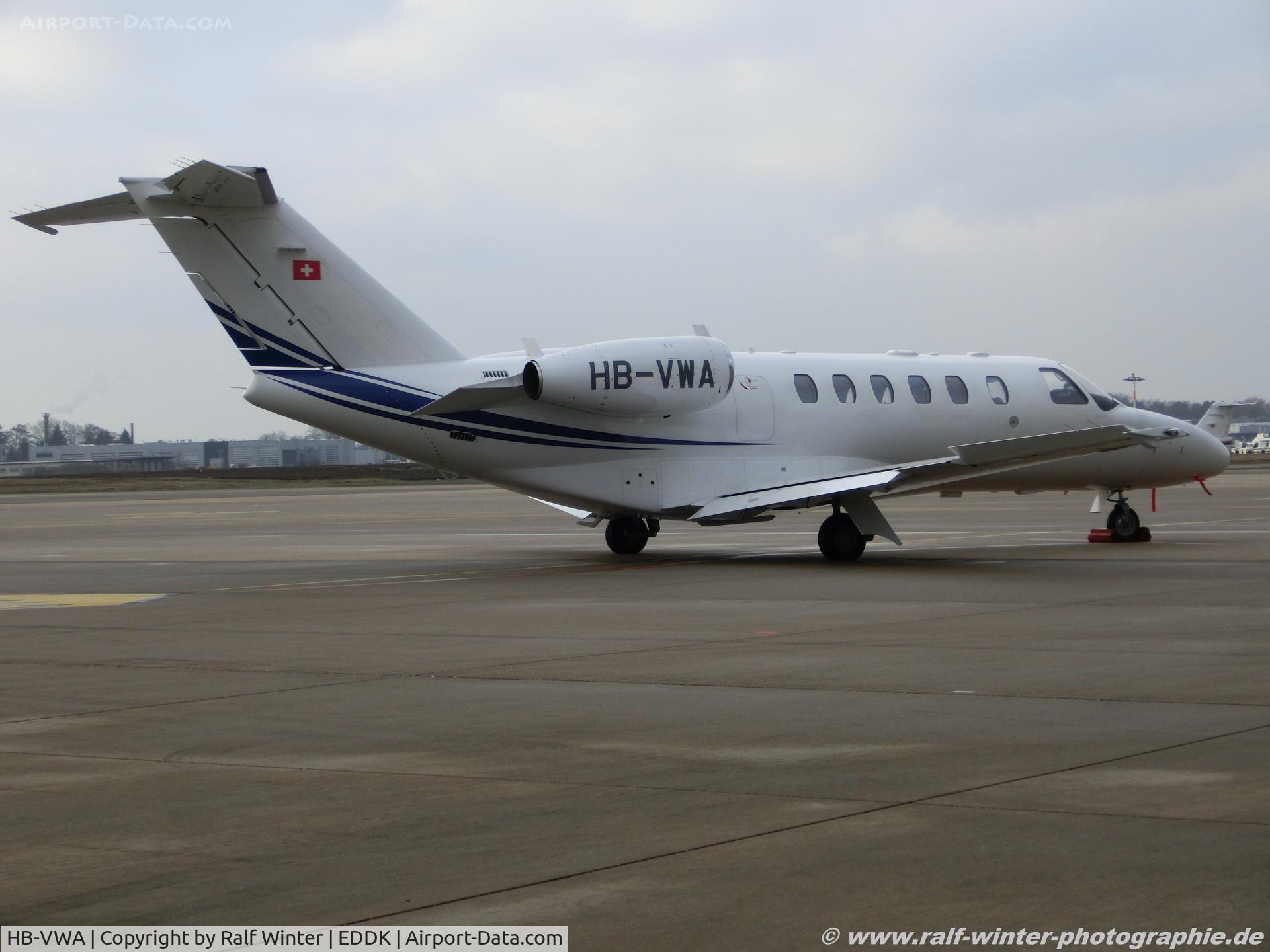 HB-VWA, Cessna 525A CitationJet CJ2+ C/N 525A-0383, Cessna 525A CitationJet CJ2+ - Arionics AG - 525A0383 - HB-VWA - 2015 - CGN