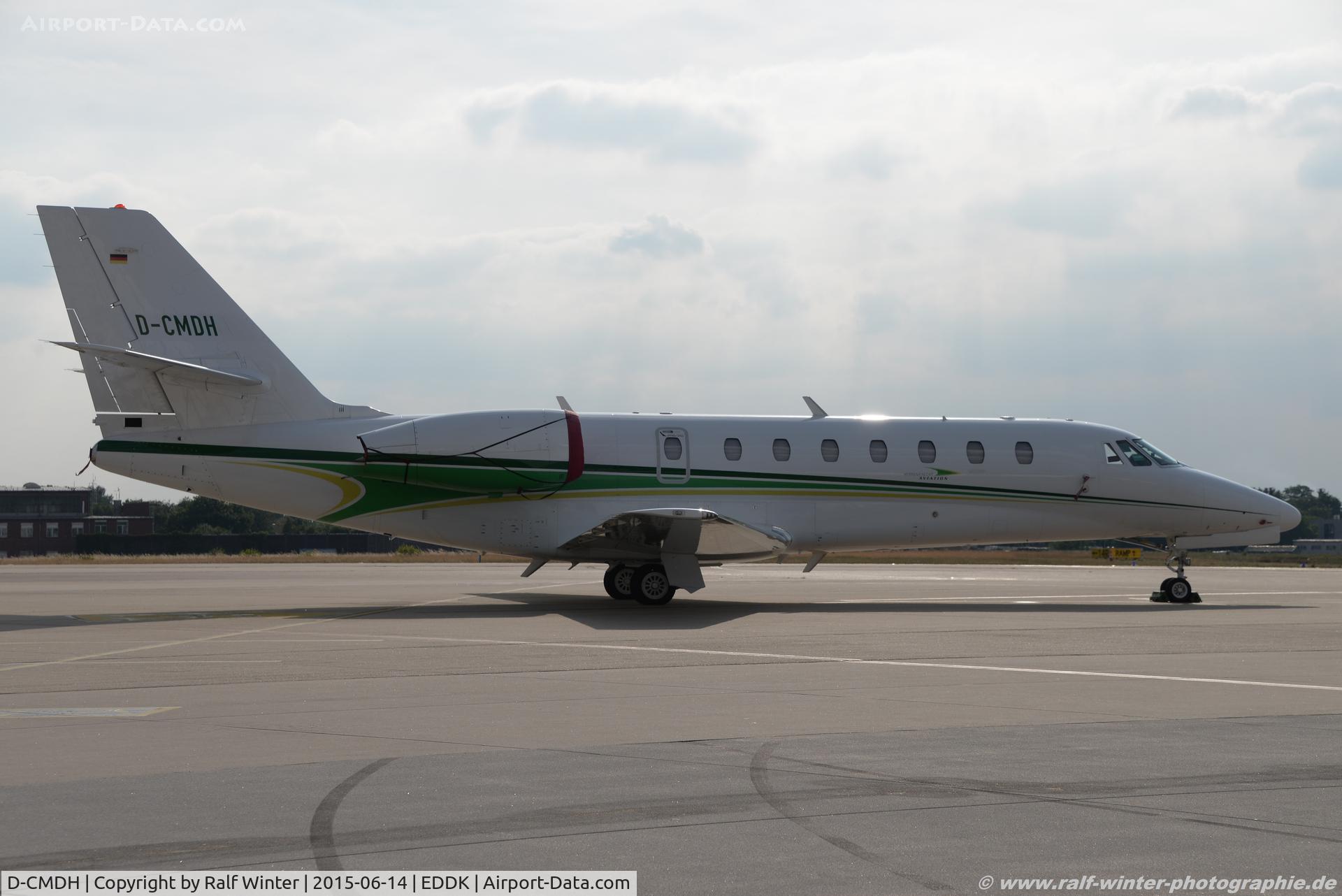 D-CMDH, 2012 Cessna 680 Citation Sovereign C/N 680-0322, Cessna 680 Citation Sovereign - Herrenknecht Aviation - 680-0322 - D-CMDH - 14.06.2015 - CGN