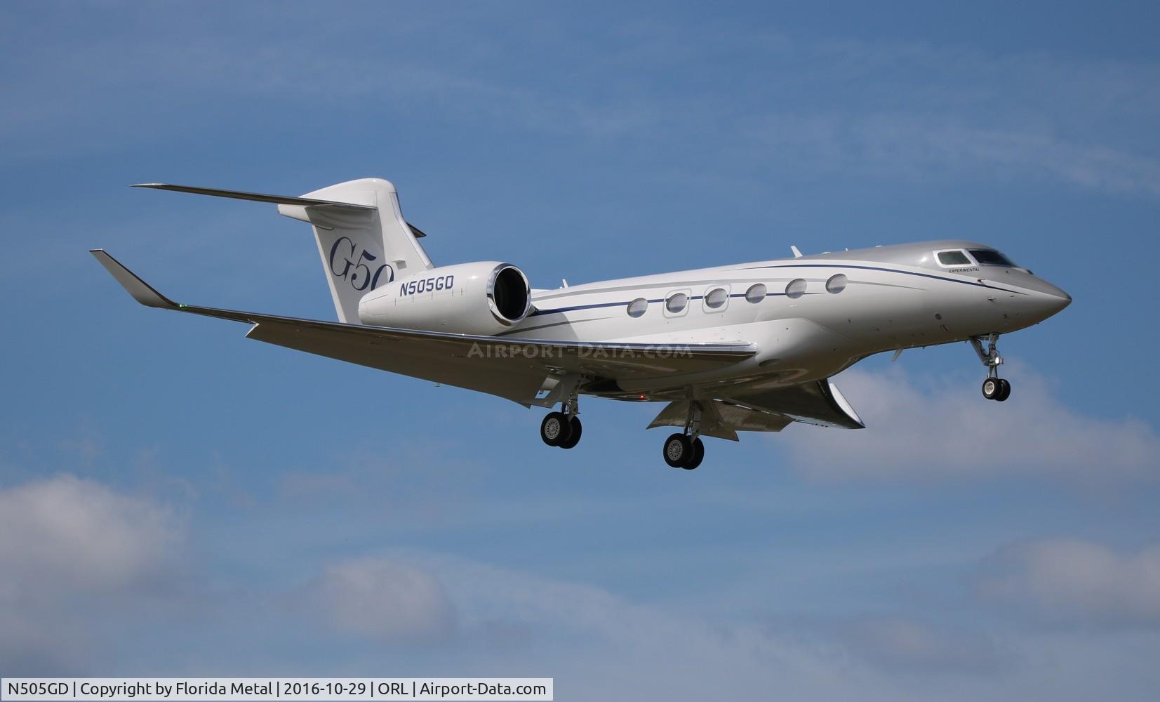 N505GD, 2016 Gulfstream Aerospace GVII-G500 C/N 72005, Gulfstream 500