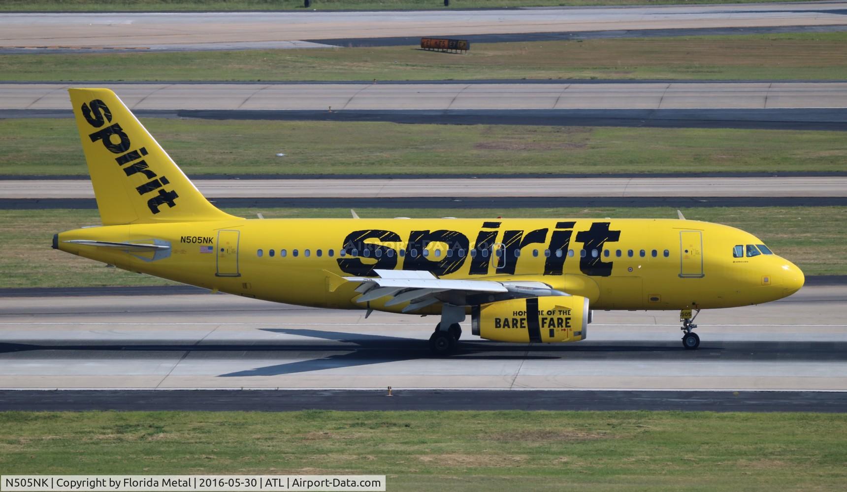 N505NK, 2005 Airbus A319-132 C/N 2485, Spirit