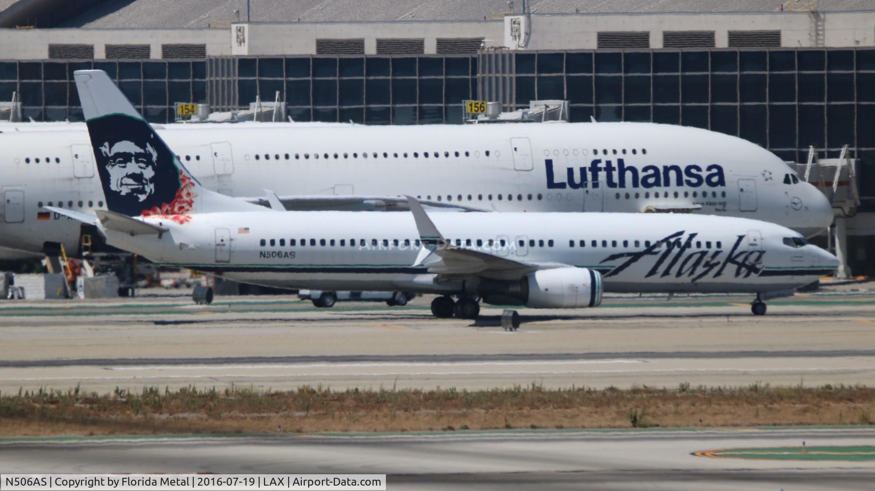 N506AS, 2008 Boeing 737-890 C/N 35690, Alaska
